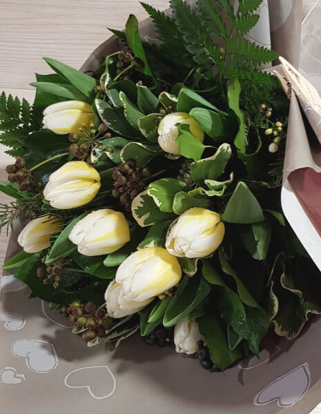 Bouquet di tulipani rosa