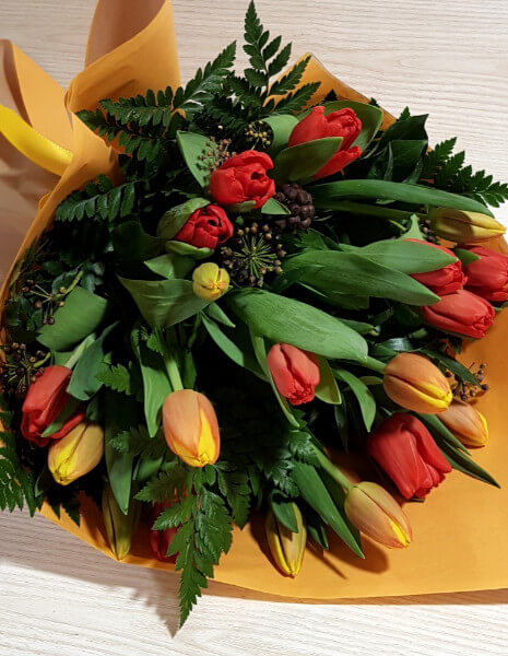 Bouquet di tulipani colorati Piccolo